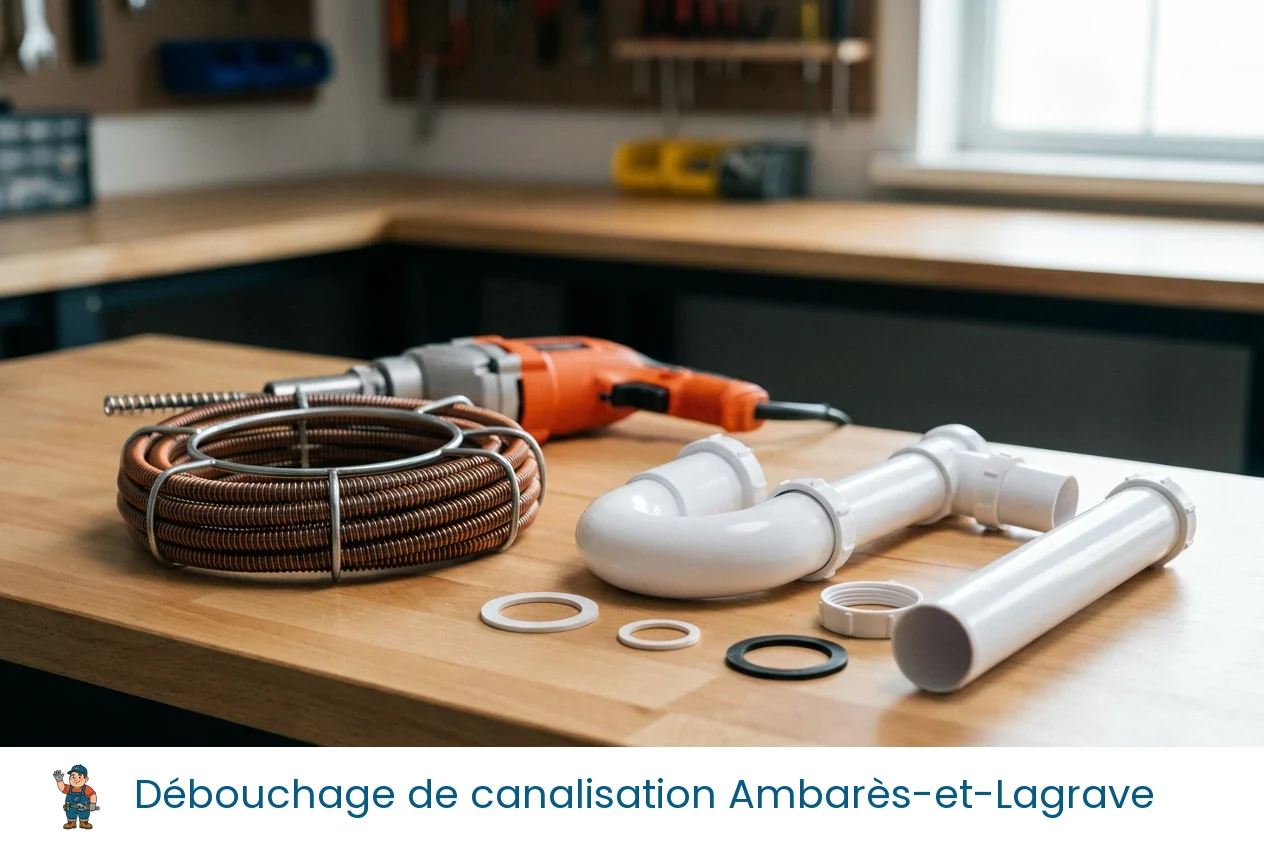 Débouchage de canalisation à Ambarès-et-Lagrave
