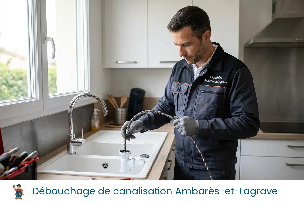 Débouchage de canalisation à Ambarès-et-Lagrave