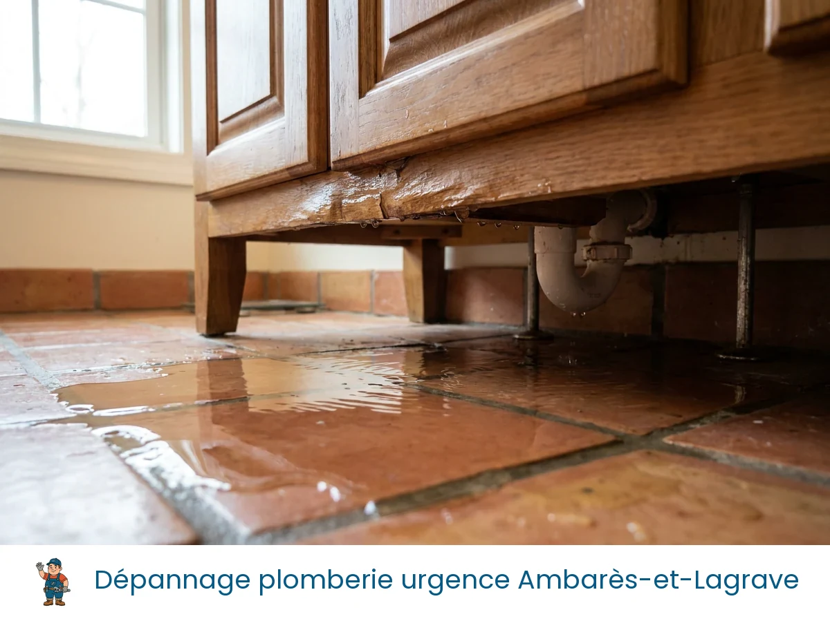 Dépannage plomberie urgence à Ambarès-et-Lagrave