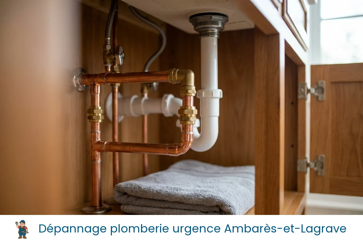Dépannage plomberie urgence à Ambarès-et-Lagrave