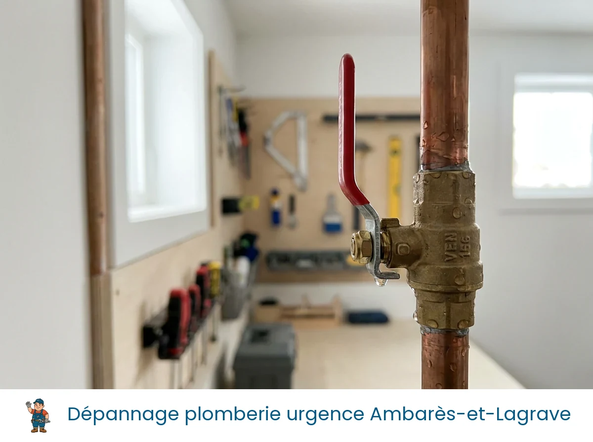 Dépannage plomberie urgence à Ambarès-et-Lagrave