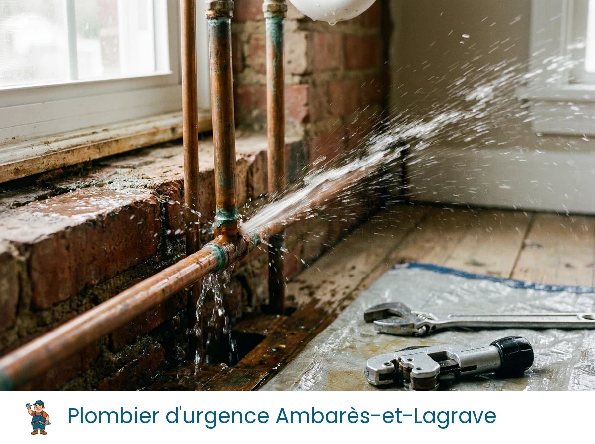 Plombier d'urgence à Ambarès-et-Lagrave