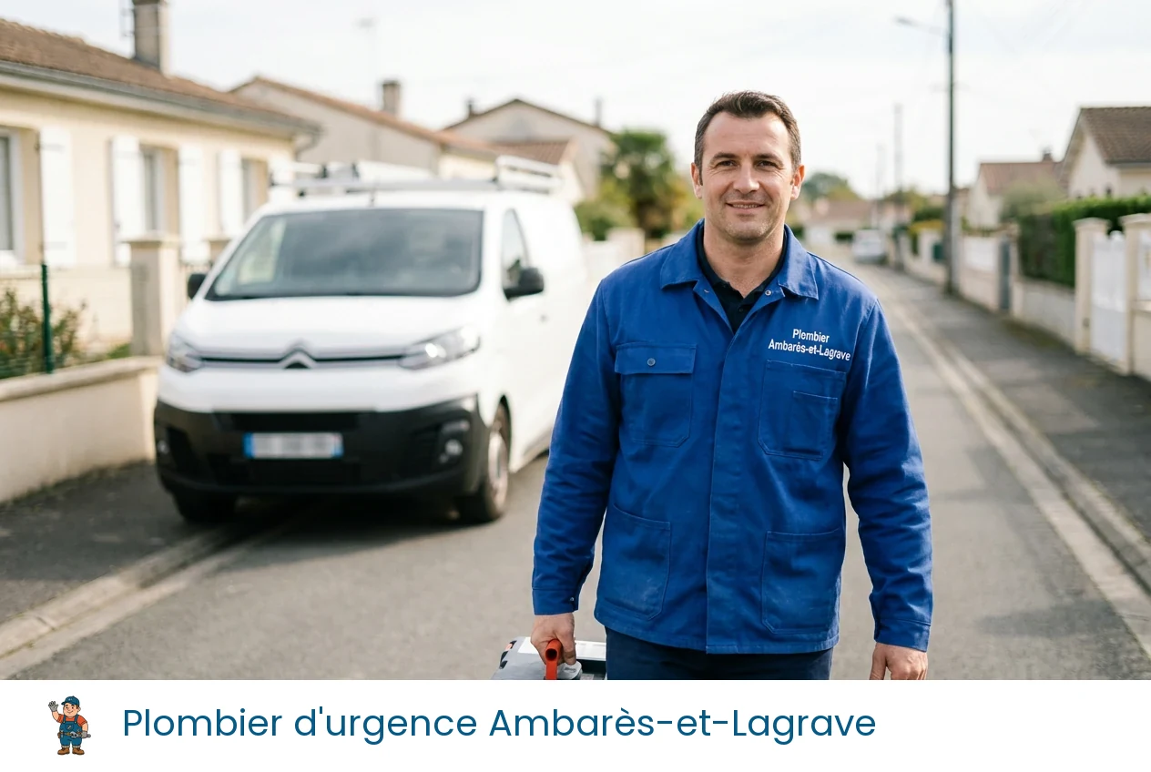 Plombier d'urgence à Ambarès-et-Lagrave