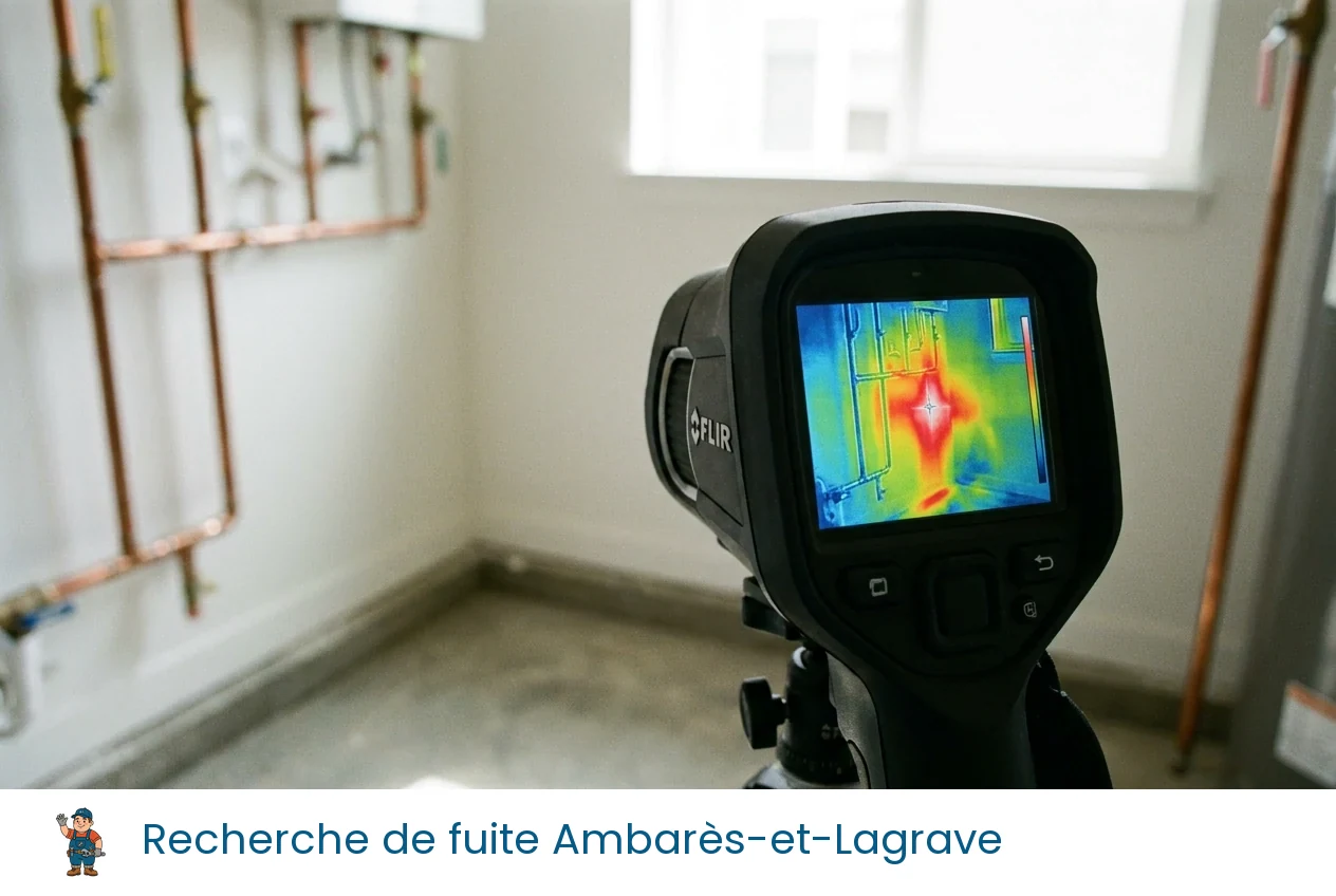 Recherche de fuite à Ambarès-et-Lagrave