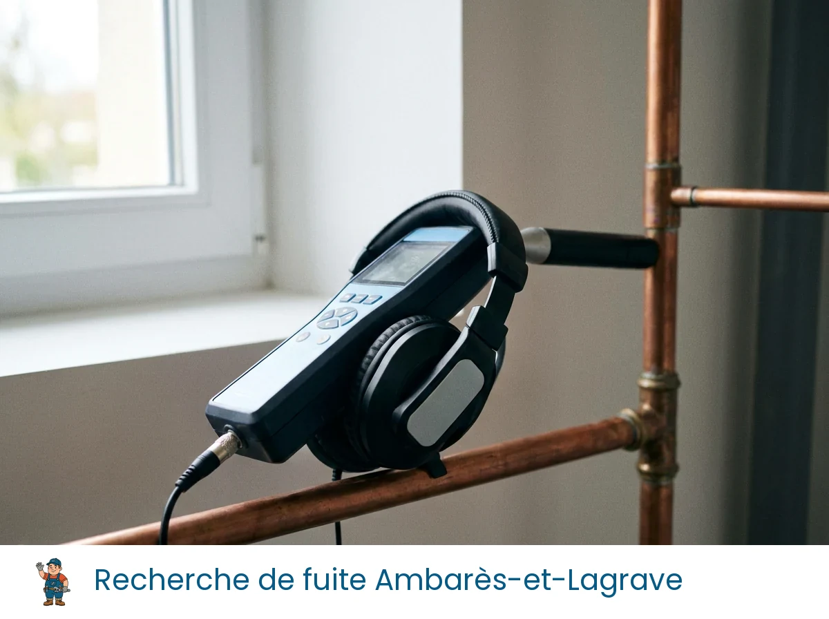 Recherche de fuite à Ambarès-et-Lagrave