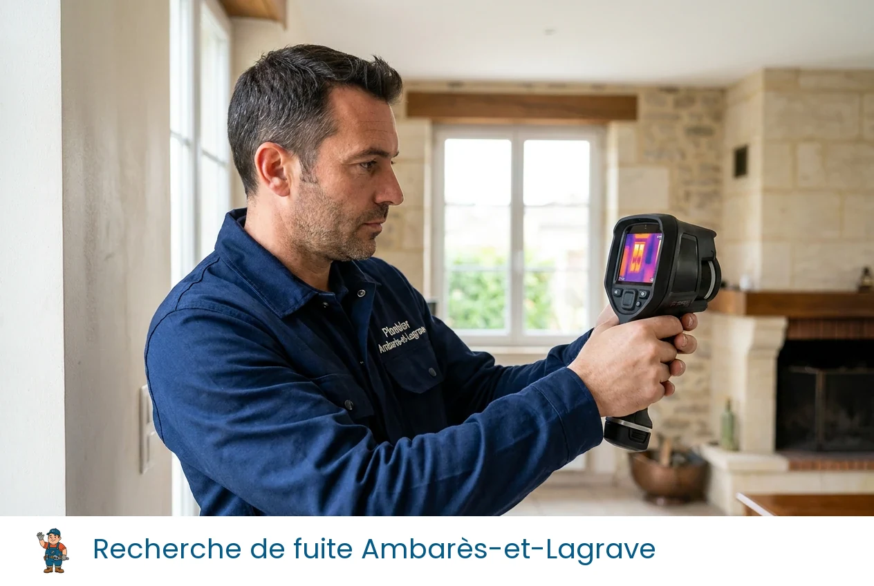 Recherche de fuite à Ambarès-et-Lagrave