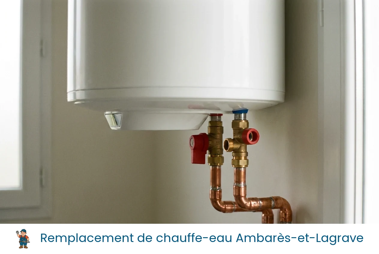 Remplacement de chauffe-eau à Ambarès-et-Lagrave
