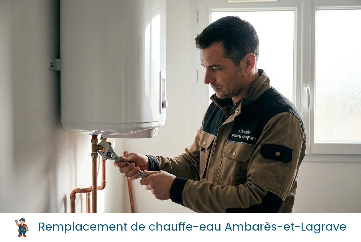 Remplacement de chauffe-eau à Ambarès-et-Lagrave