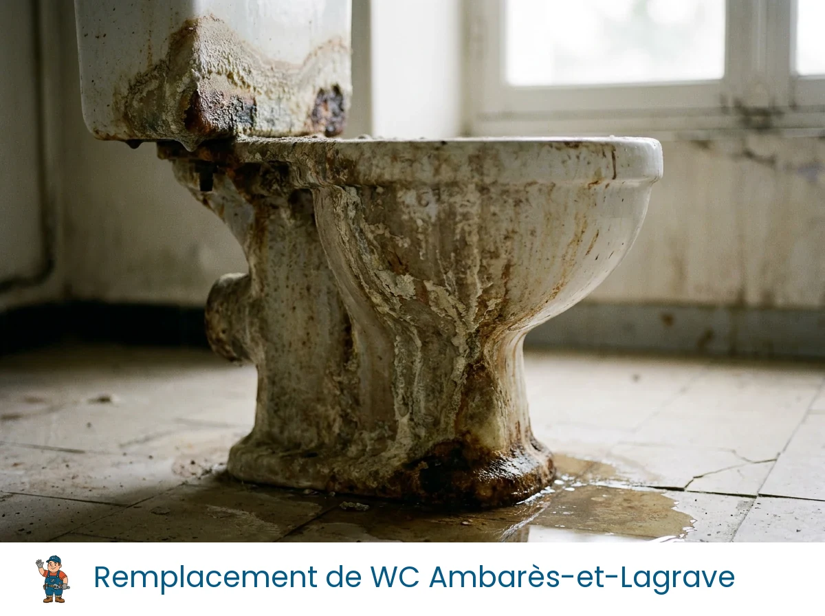 Remplacement de WC à Ambarès-et-Lagrave