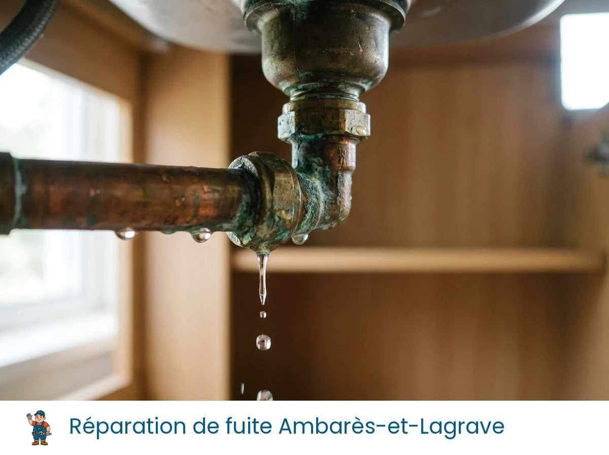Réparation de fuite à Ambarès-et-Lagrave