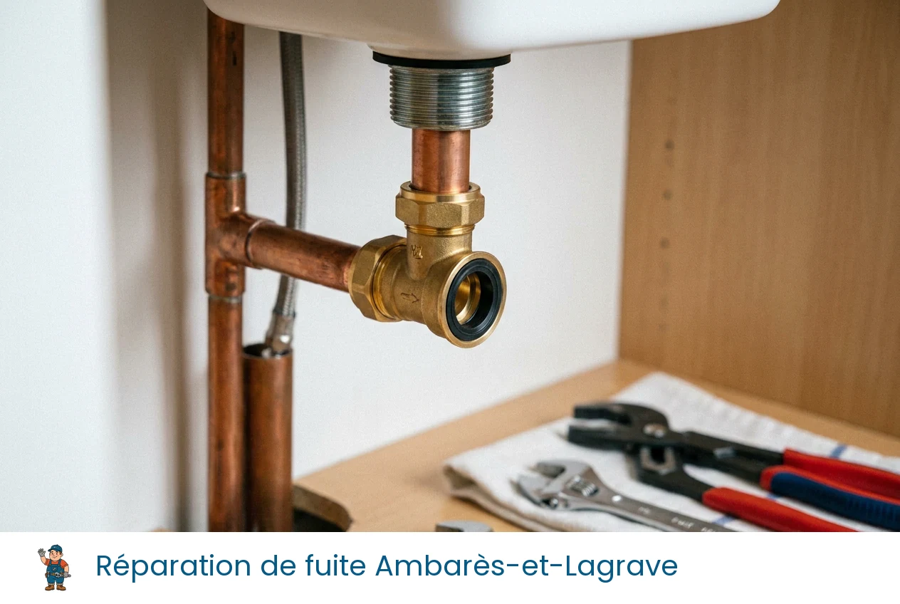 Réparation de fuite à Ambarès-et-Lagrave