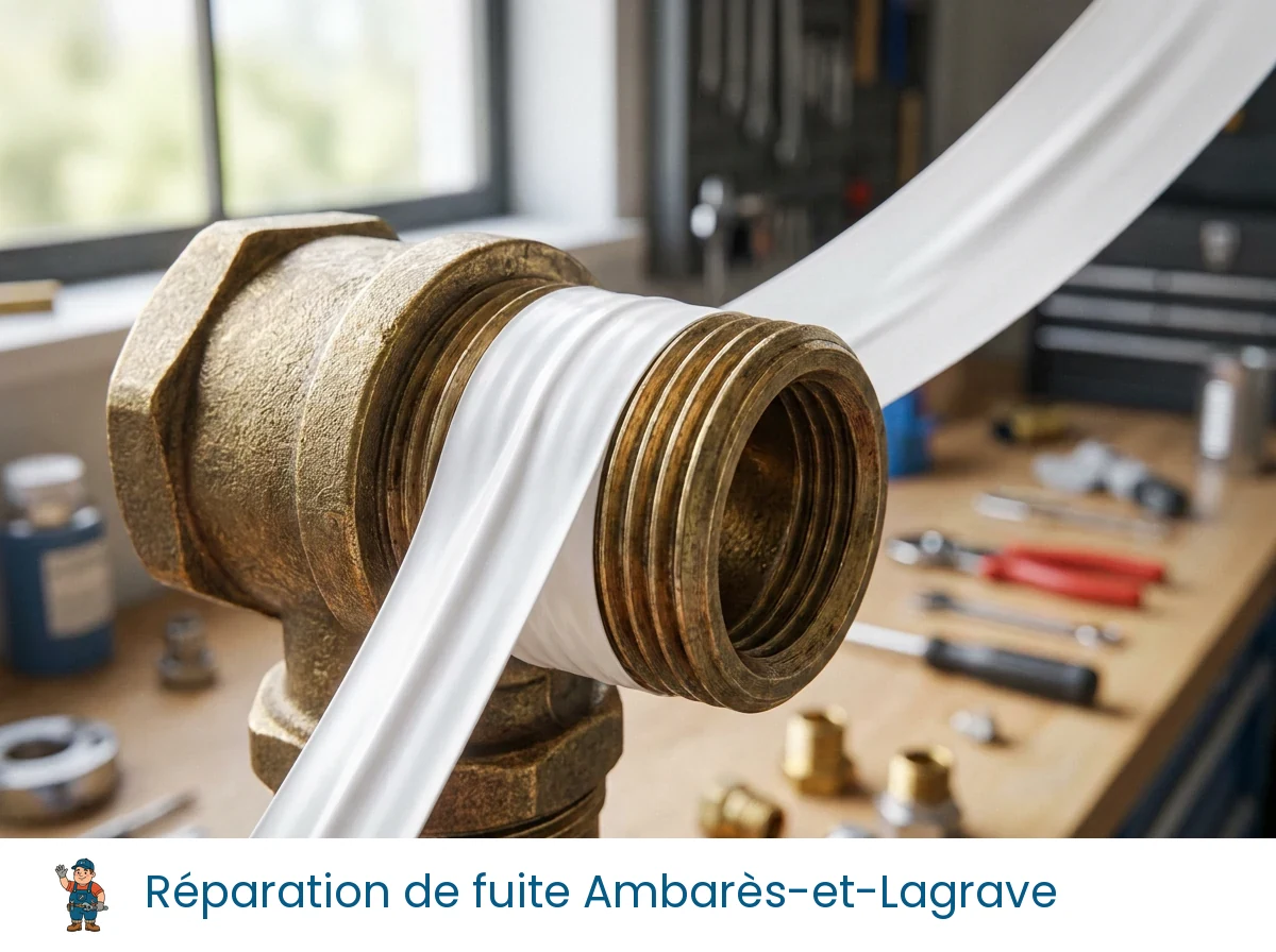 Réparation de fuite à Ambarès-et-Lagrave