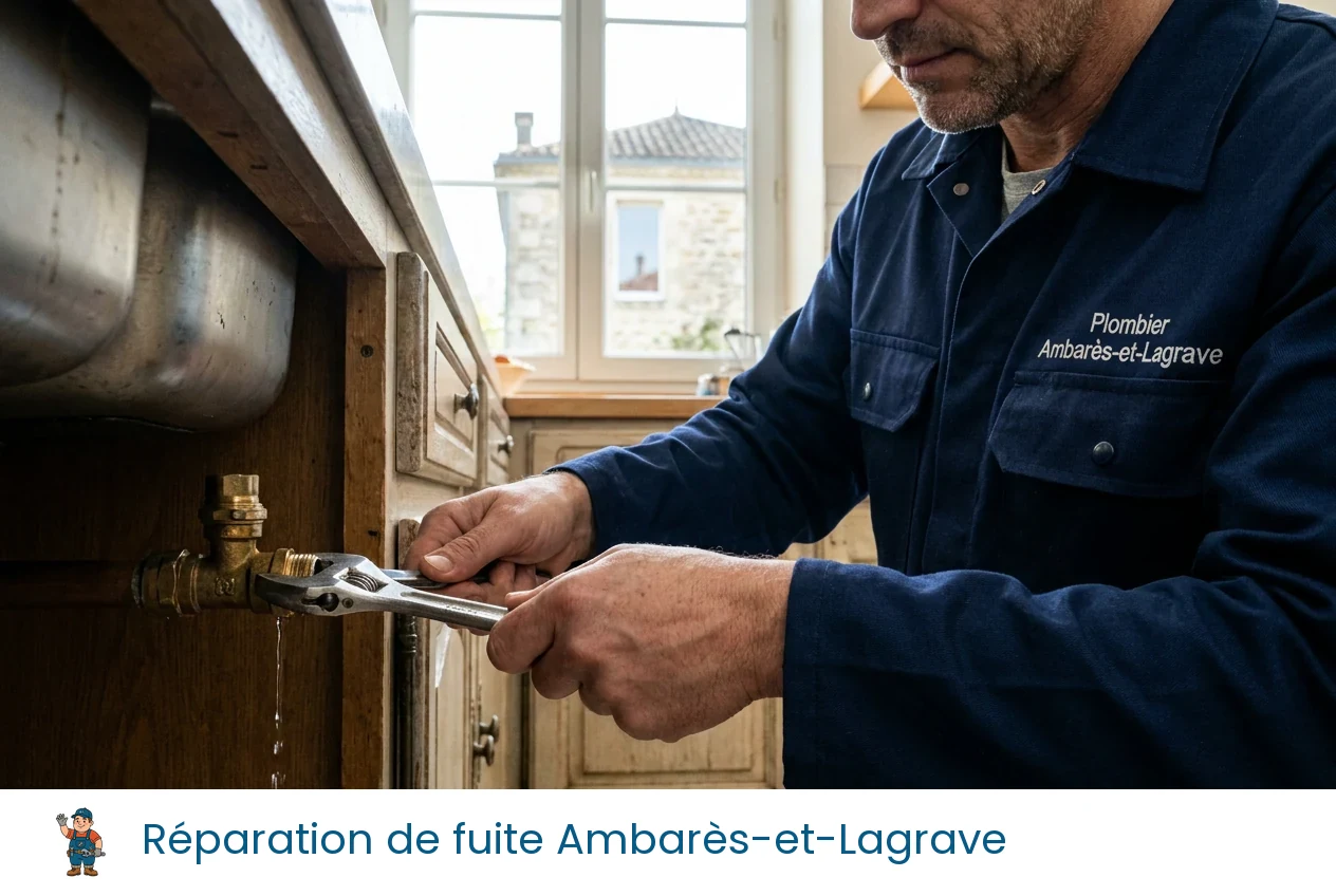 Réparation de fuite à Ambarès-et-Lagrave